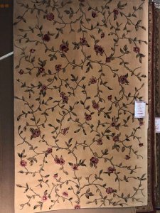 rug warehouse sale - cream and roses
