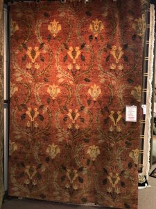 rug warehouse sale - red and yellow