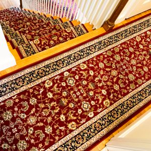 Brilliant Red Stair and Hall Runner