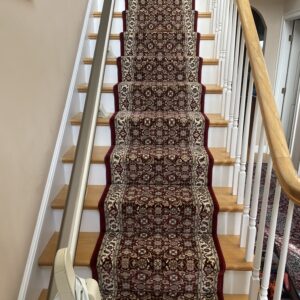 Mulcahey with stair lift rug