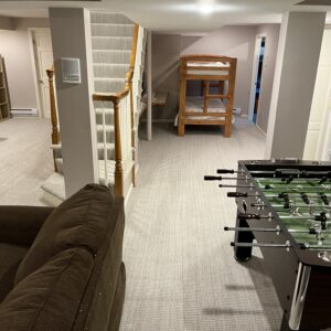 Rosen basement wall to wall rug